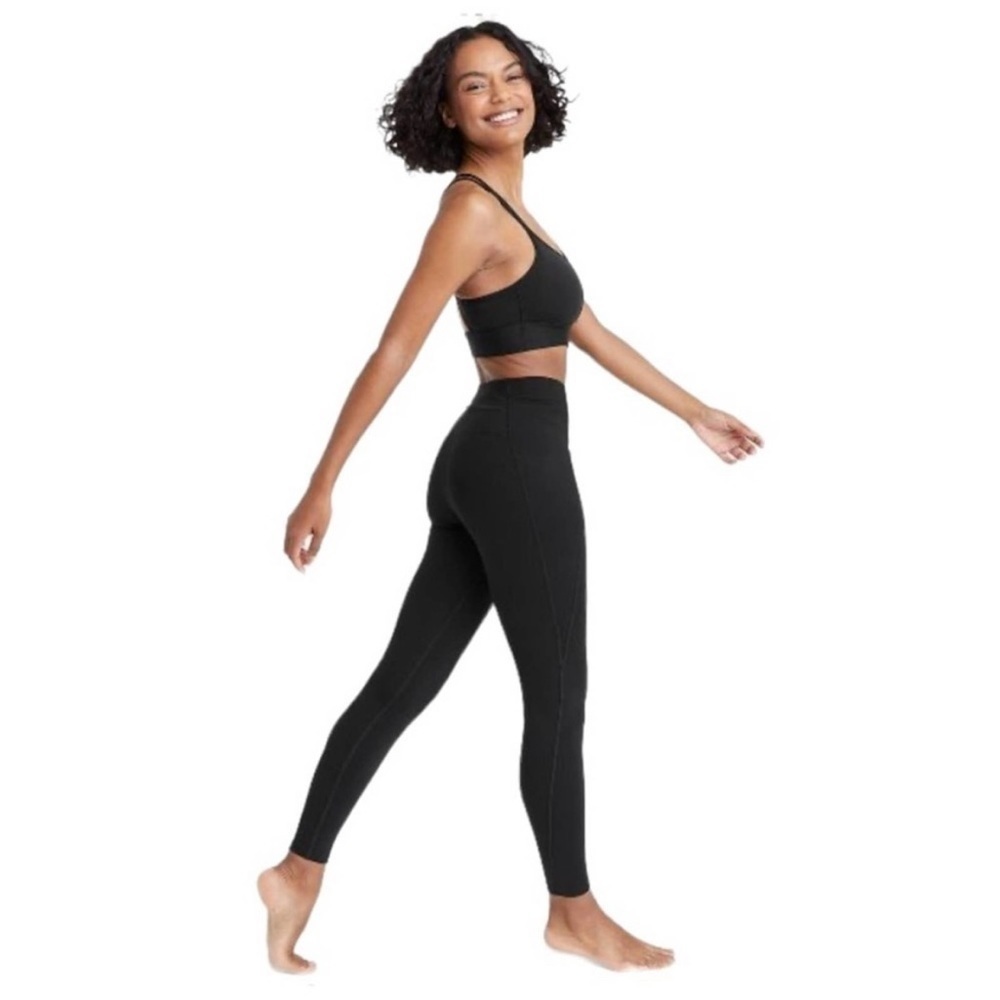 ALL IN MOTION Brushed Sculpt High Rise Leggings Black Size XL Activewear